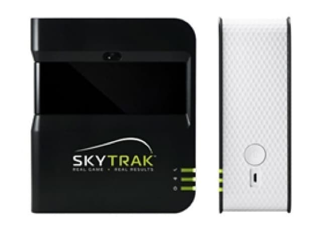 SkyTrak Launch Monitor on white background