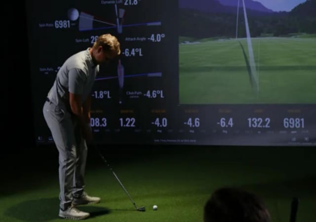 Trackman golf simulator