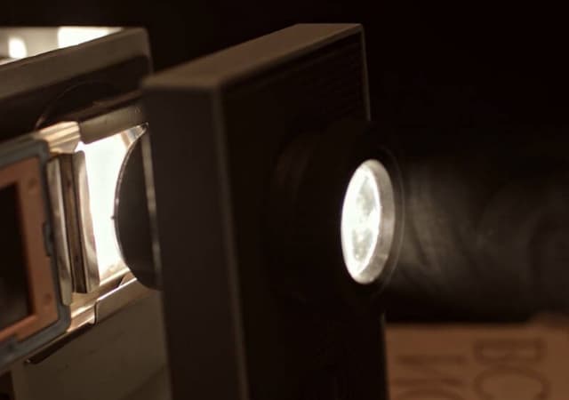 Projector floor mounted