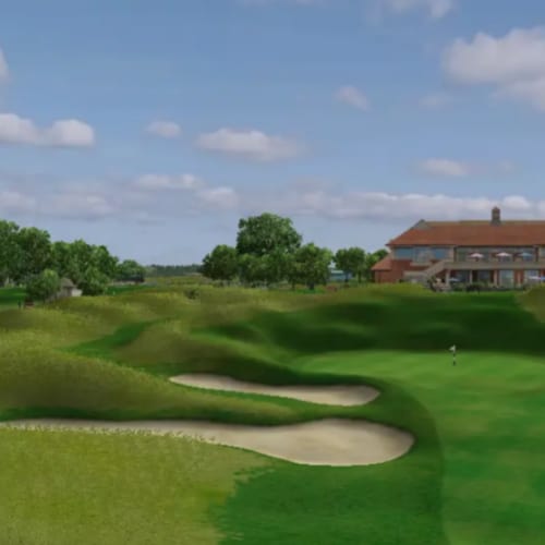 creative golf 3d software graphic