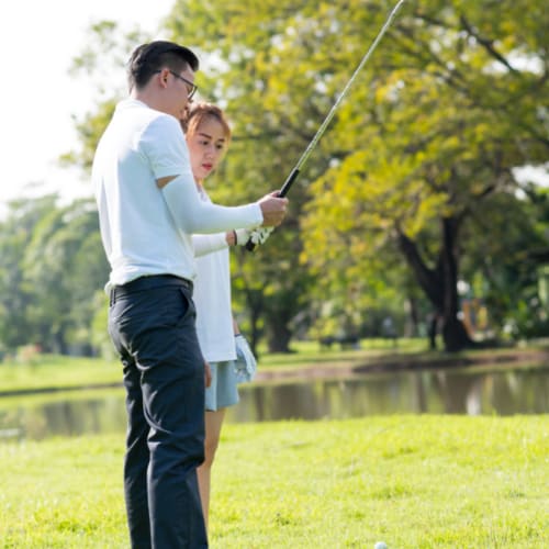 driving range practice sessions