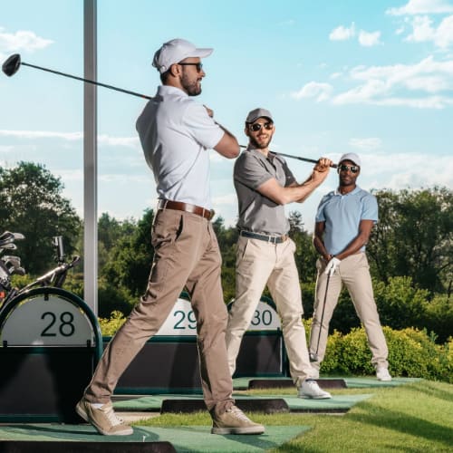 golf driving range etiquette