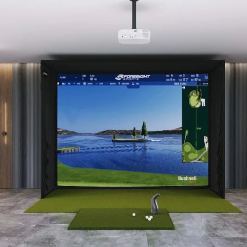 bushnell launch pro sig12 golf simulator