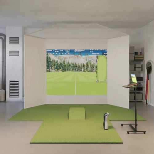 foresight sports gcquad retractable golf simulator package