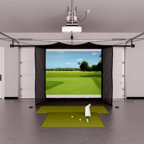 garmin approach r50 garage golf simulator package