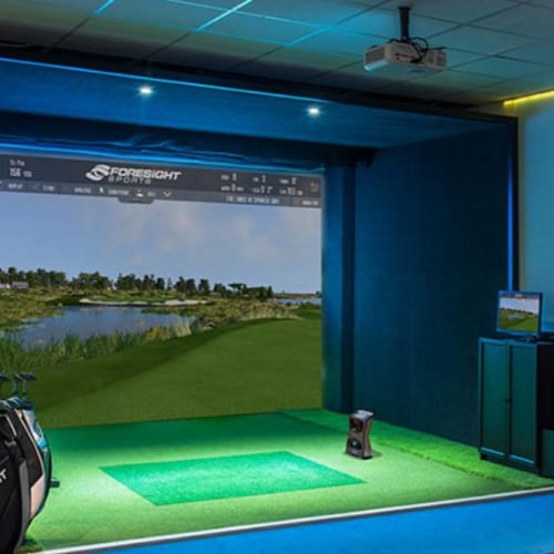 gcquad launch monitor and golf simulator