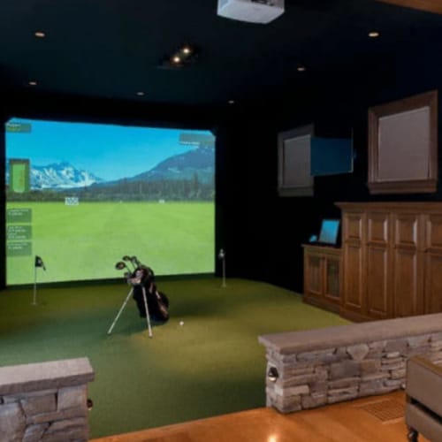 hd golf simulator ultimate entertainment package