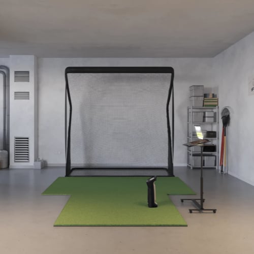 uneekor eye mini practice golf simulator package