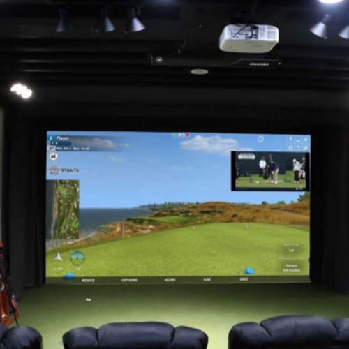 ag flatscreen golf simulator