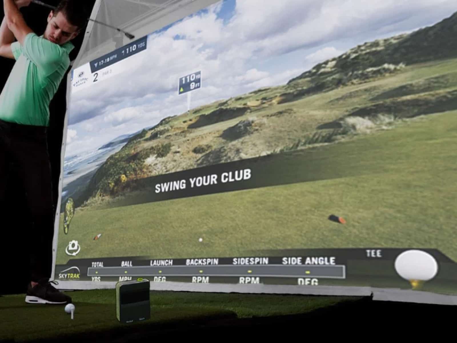 best golf simulators with skytrak