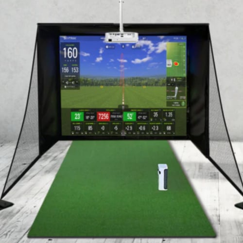 skytrak plus perfectbay™ golf simulator package