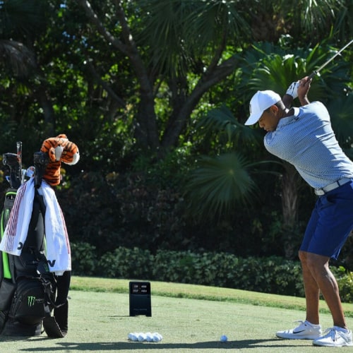 tiger woods using full swing
