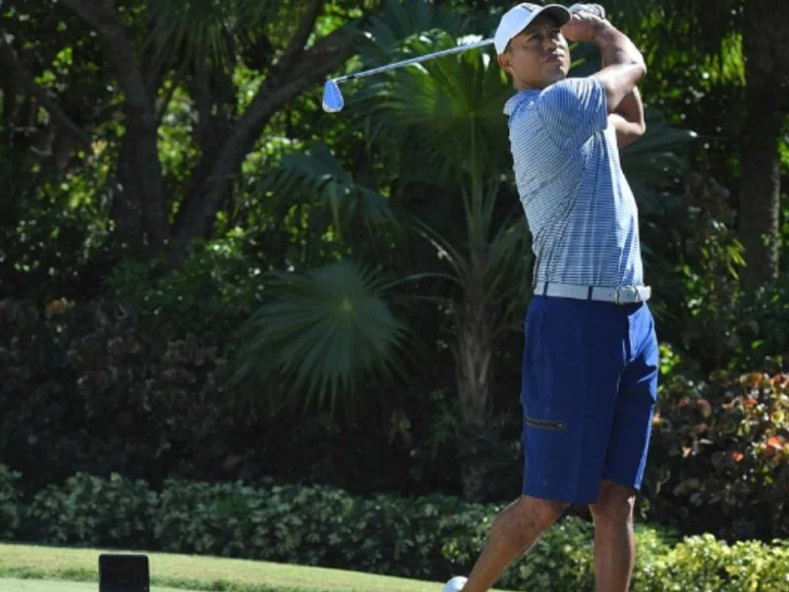 what golf simulator does tiger woods use