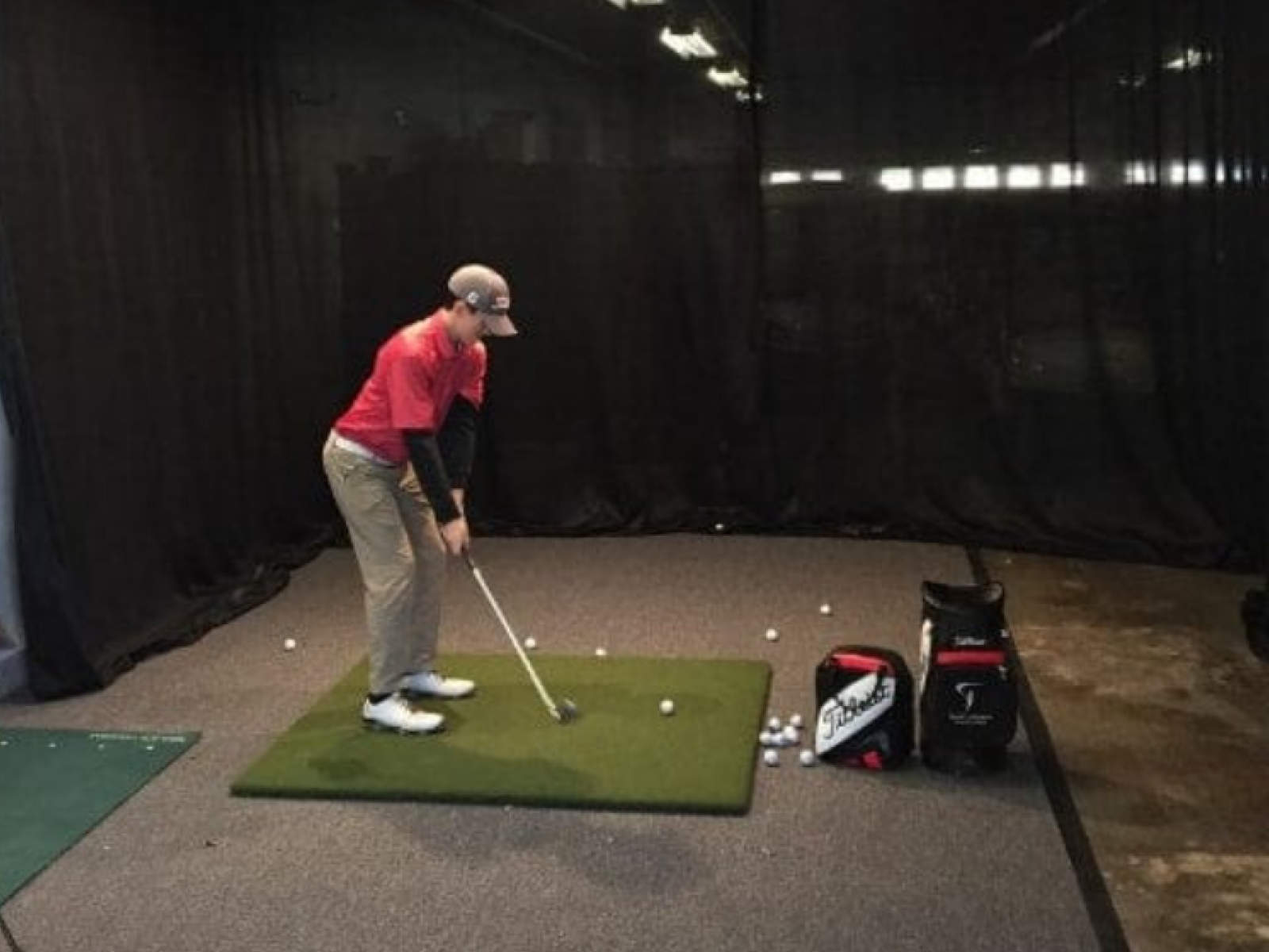 best golf simulator hitting mats