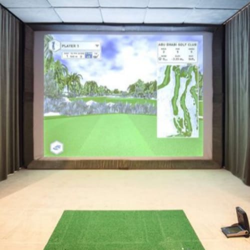 diy golf sim roofing