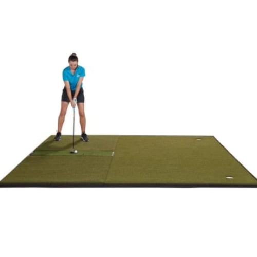 fiberbuilt combo golf mat & putting green