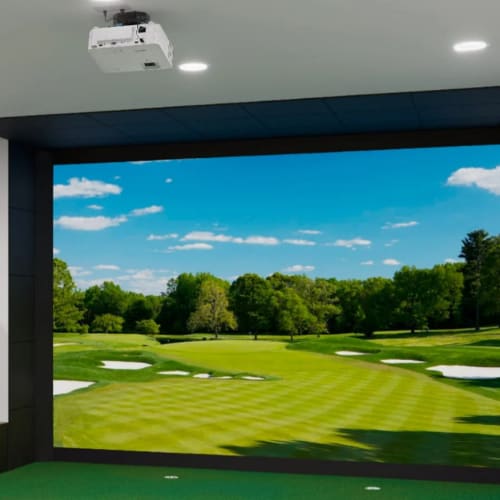 golf sim projector 4k