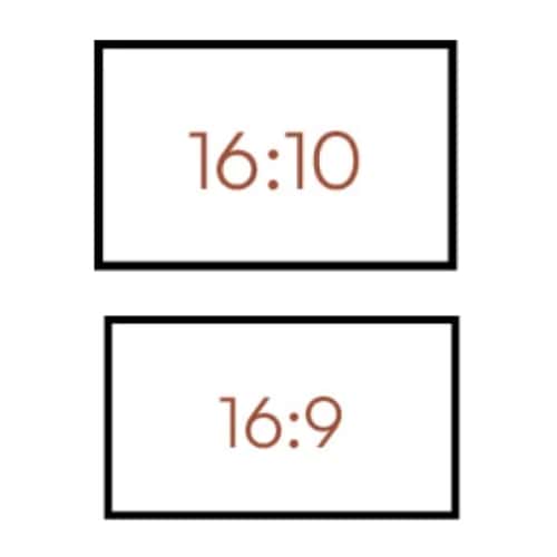 golf simulator screen size