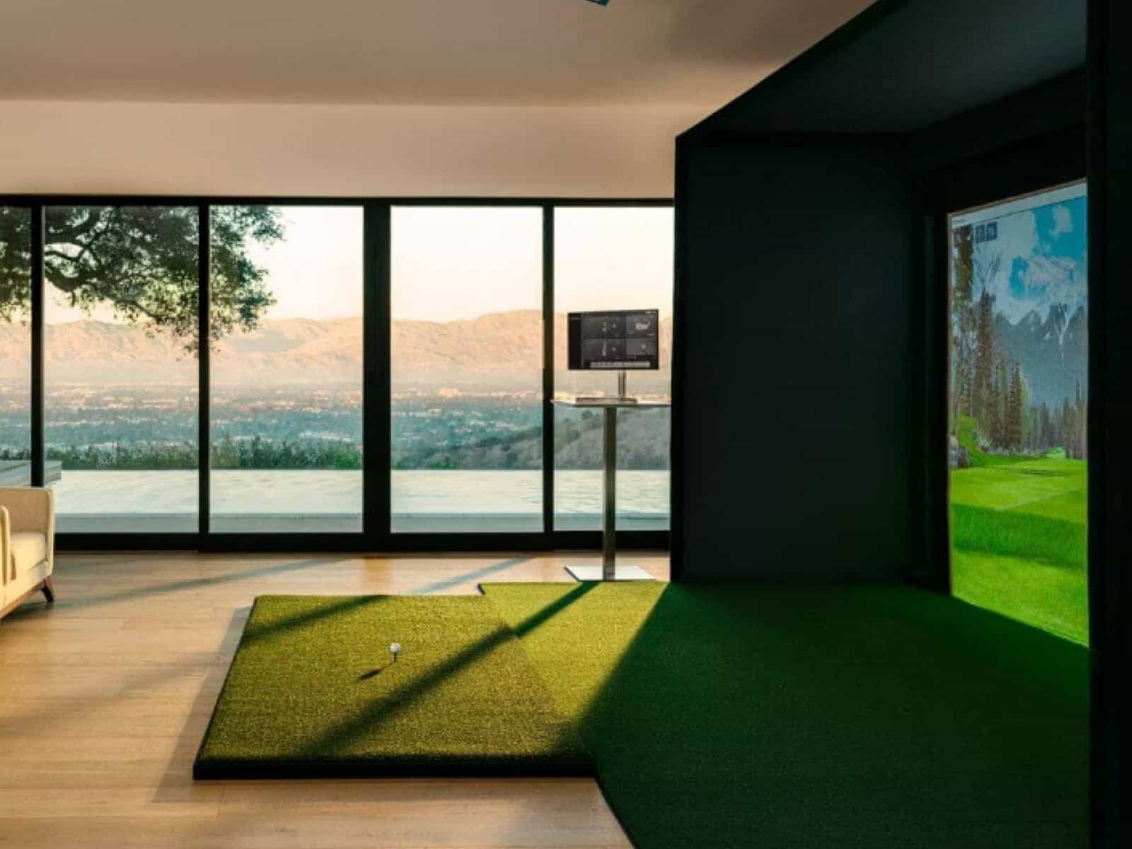 golf simulator shed