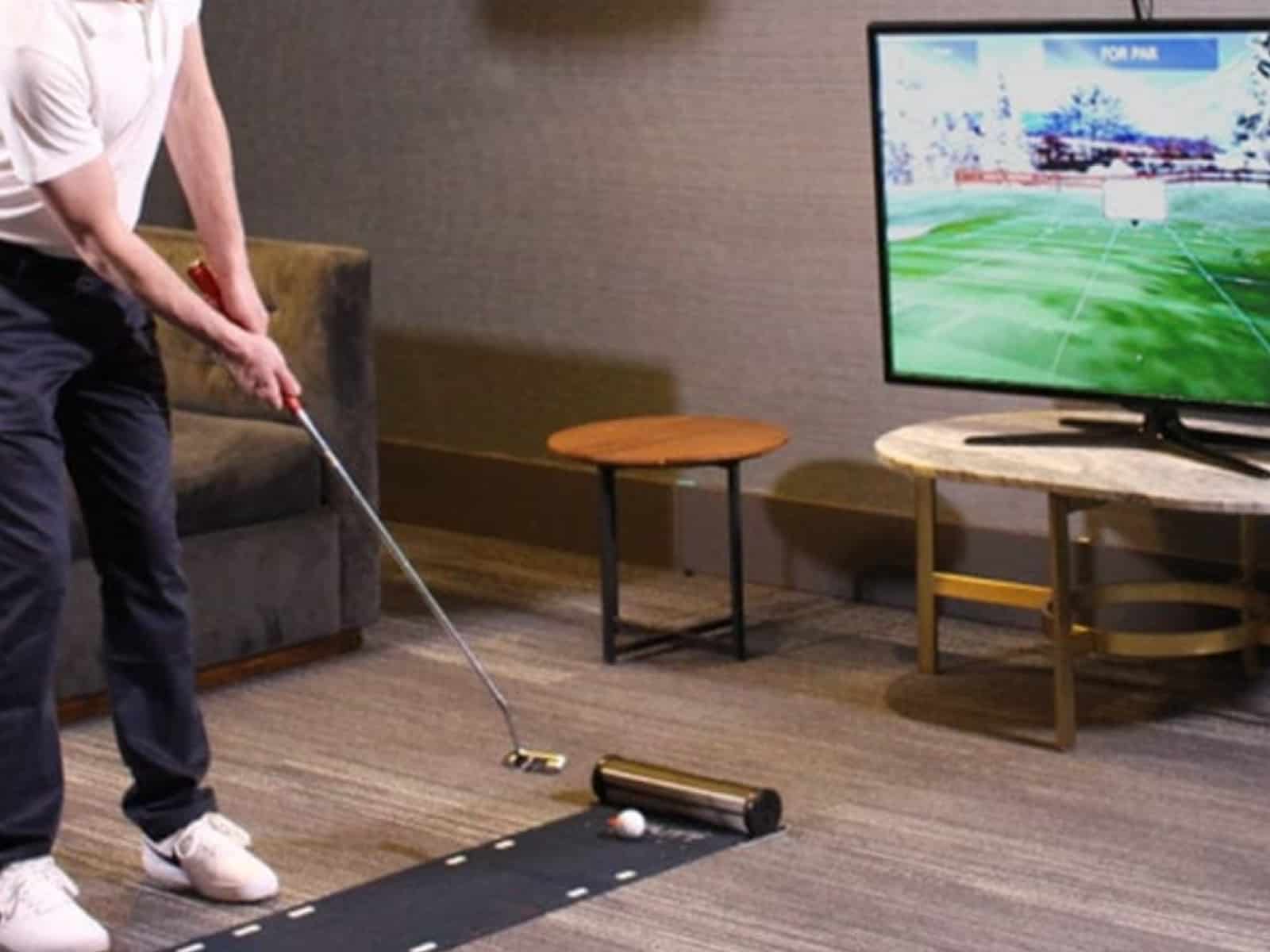 how does putting work on a golf simulator