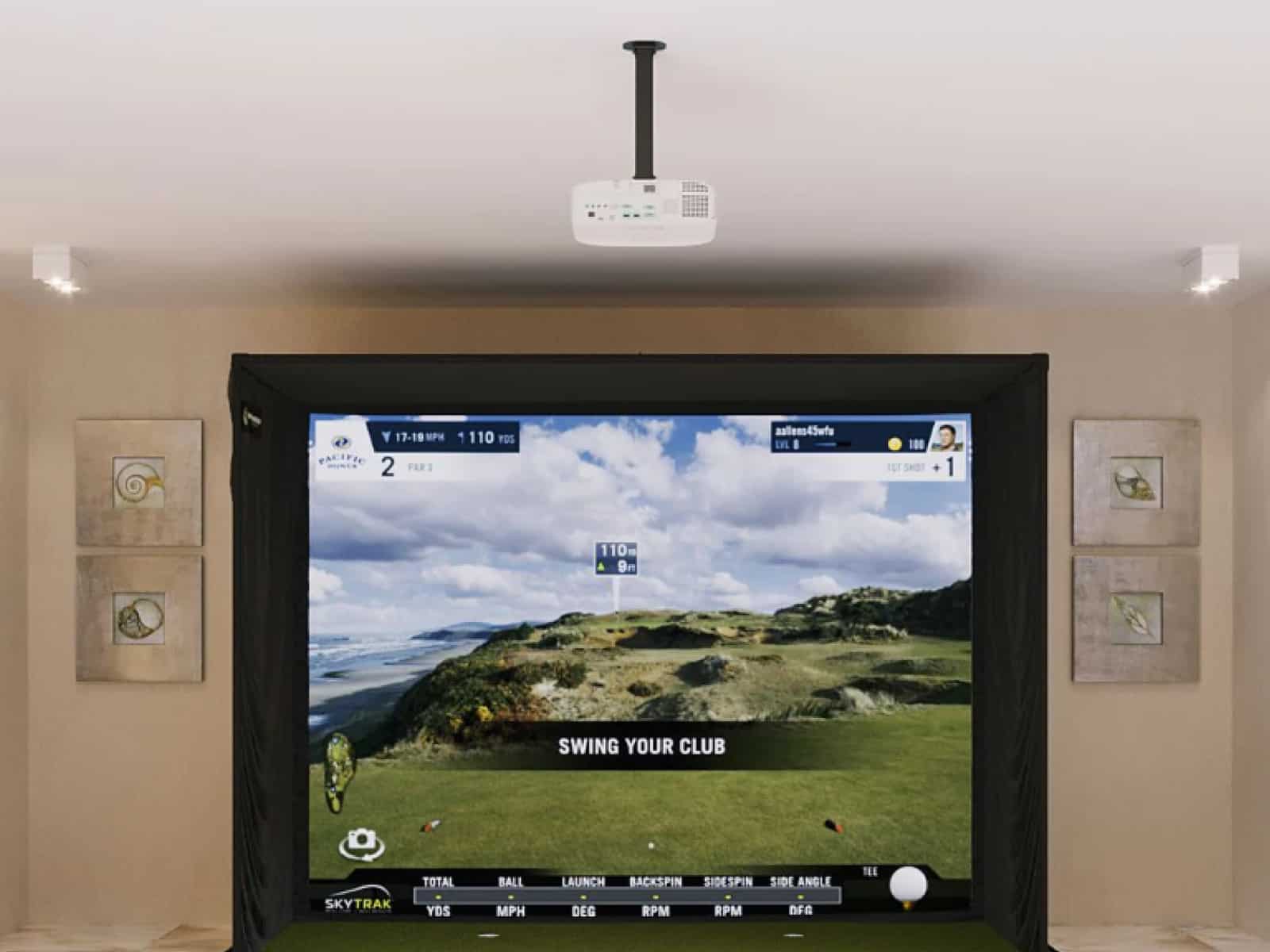 best golf simulator projector mounts