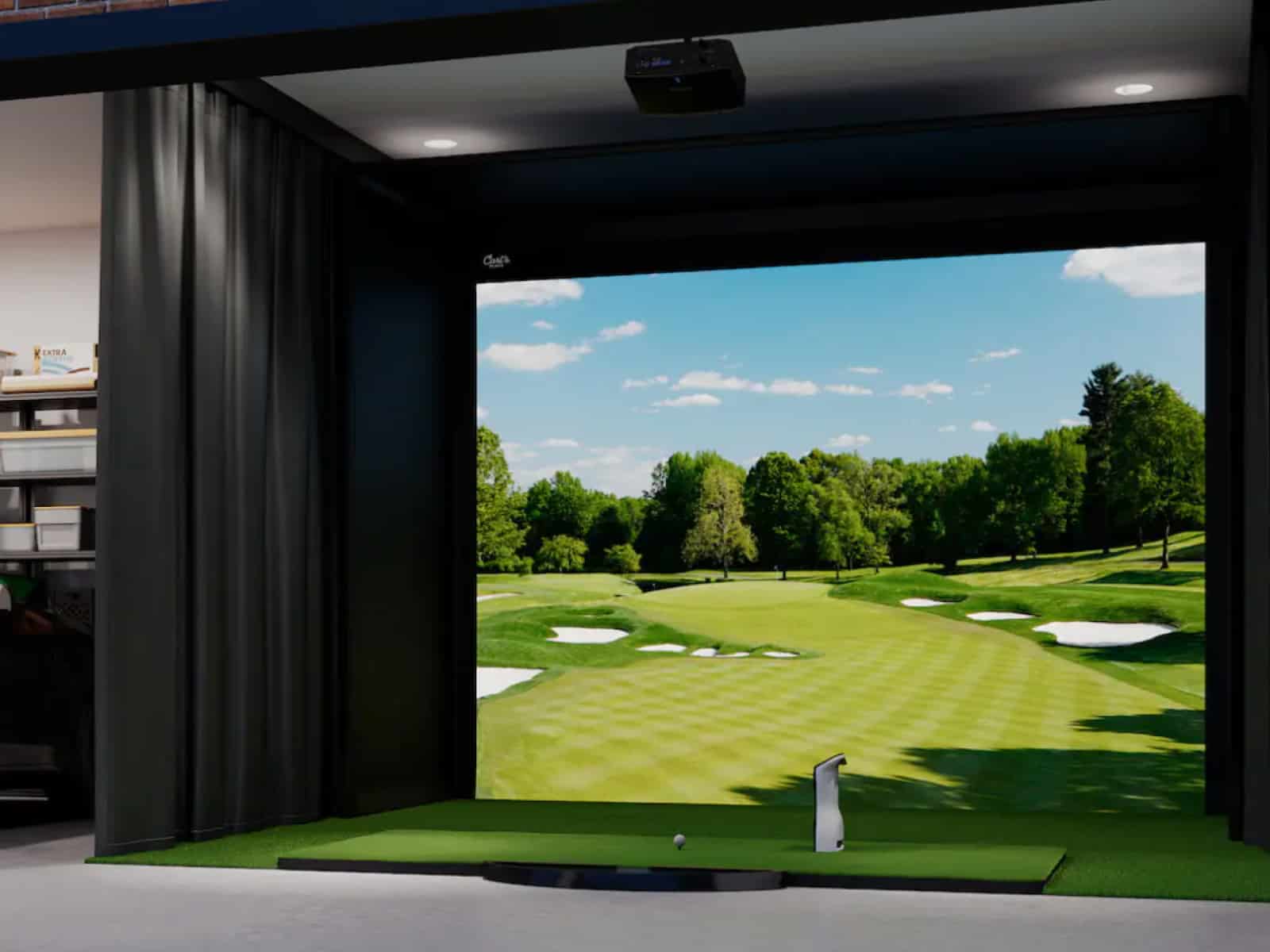 best golf simulator side curtains