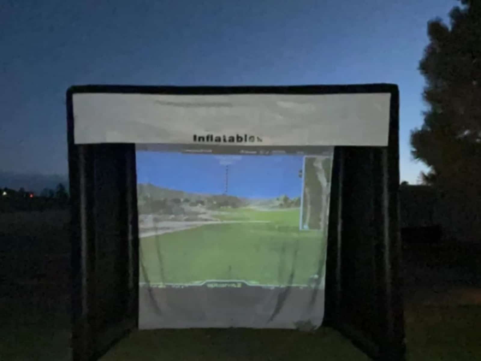best inflatable golf simulator tents