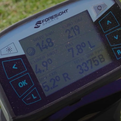 foresight launch monitor data