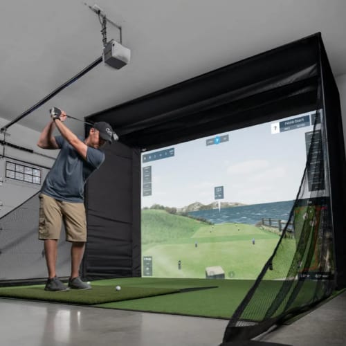 golf sim deep cage
