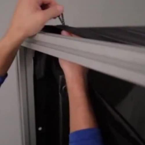 golf simulator deep cage installation