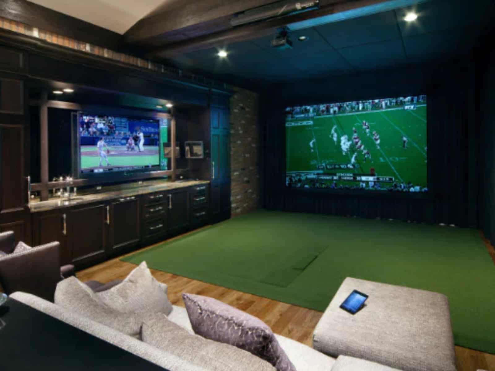 golf simulator home theatre combo guide