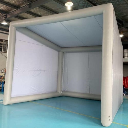 inflatable golf simulator tent