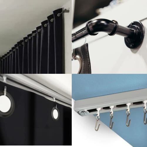 wall and ceiling golf curtains