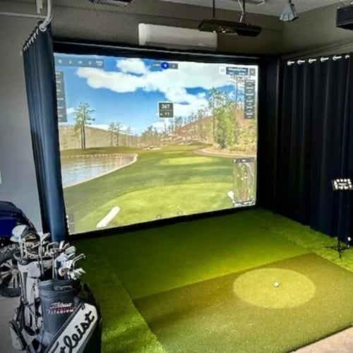 diy home golf sim