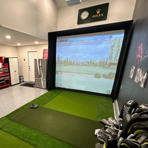 diy indoor golf setup