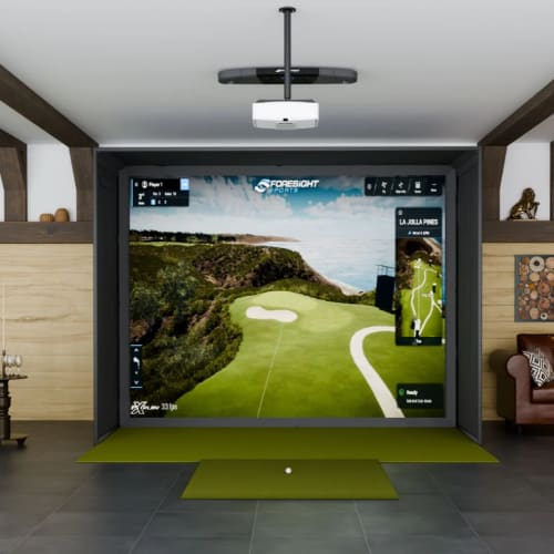 foresight falcon sig12 golf simulator package