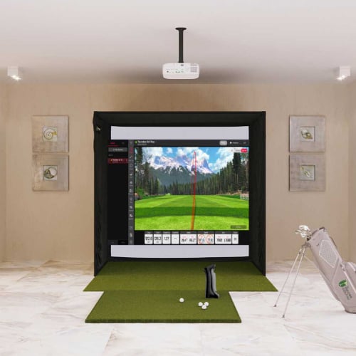 uneekor eye mini sig8 golf simulator package