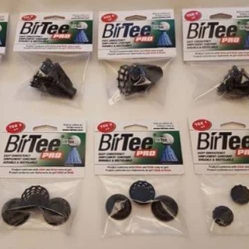 birtee pros golf simulator tees individual size pack