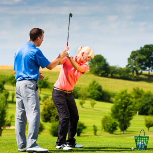 golf course coaching