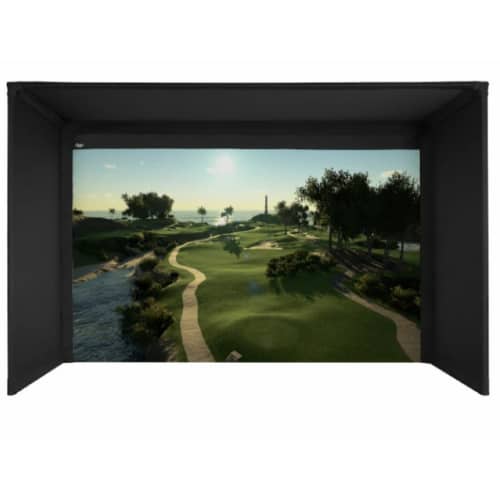 pro golf enclosure with impact screen