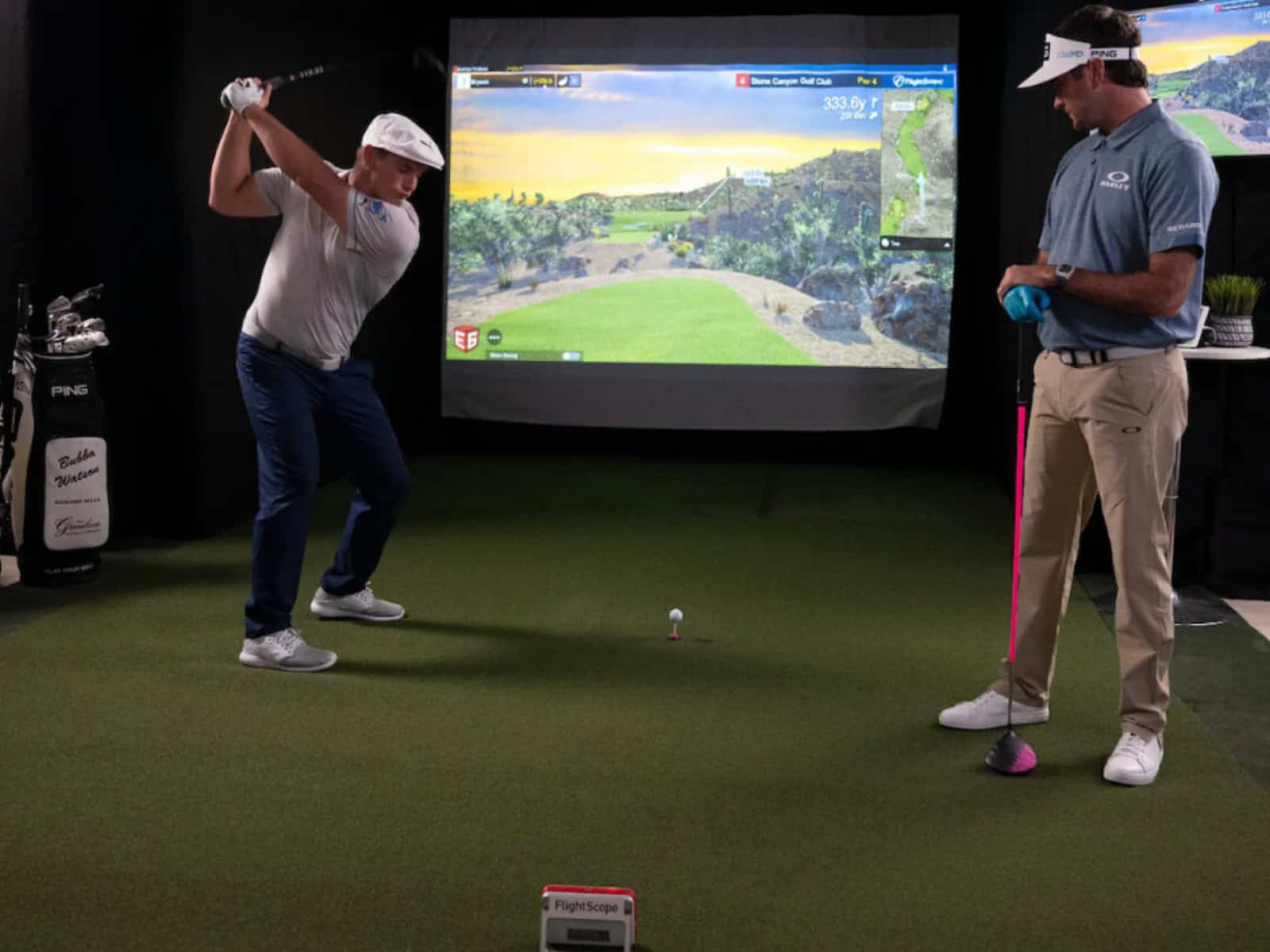 what launch monitor does bryson dechambeau use