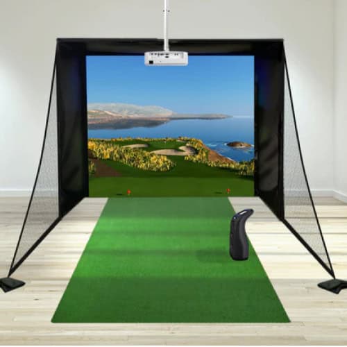 foresight sports gc3 perfectbay golf simulator package