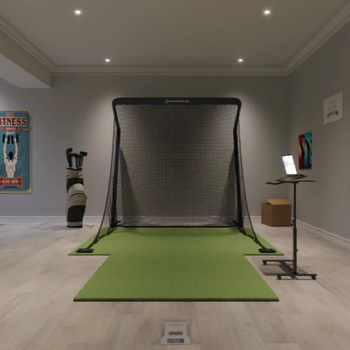 mevo+ practice golf simulators package