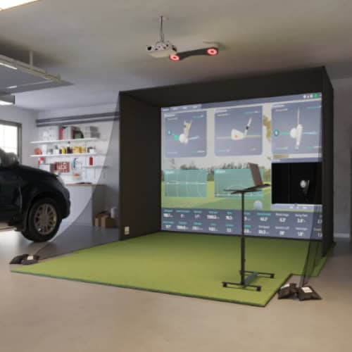 protee vx swingbay golf simulator package