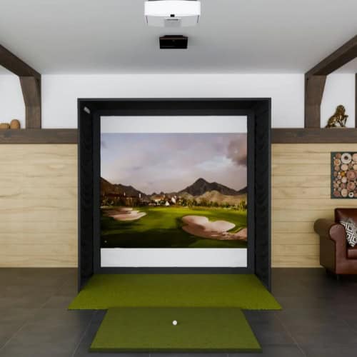 trackman io sig8 golf simulator package