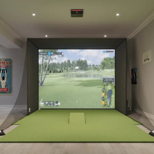 trackman io swingbay golf simulator
