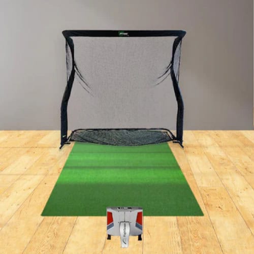 flightscope x3 home golf simulator package