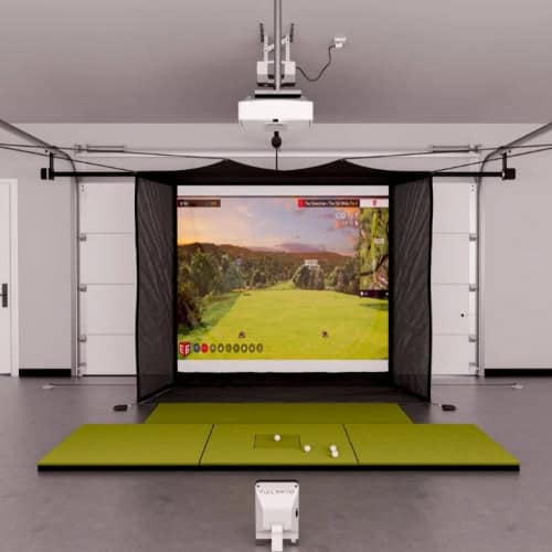 full swing kit garage golf simulator package