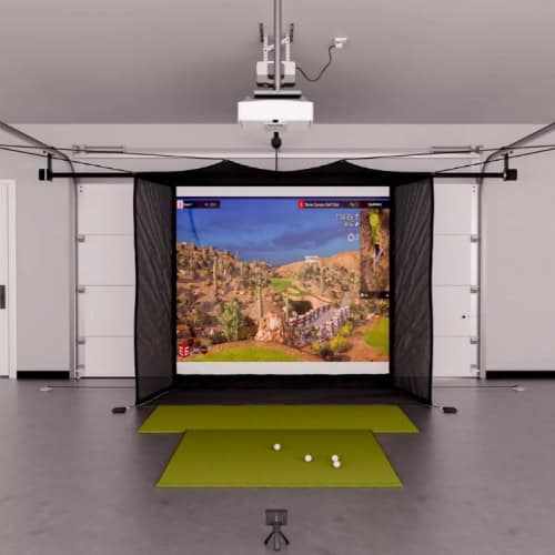 garmin approach r10 garage golf simulator package