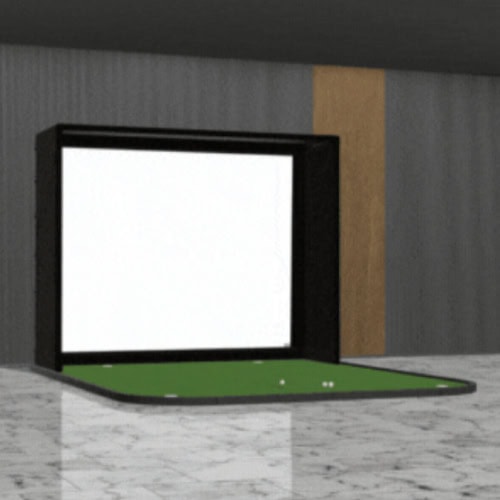 sig golf simulator room build